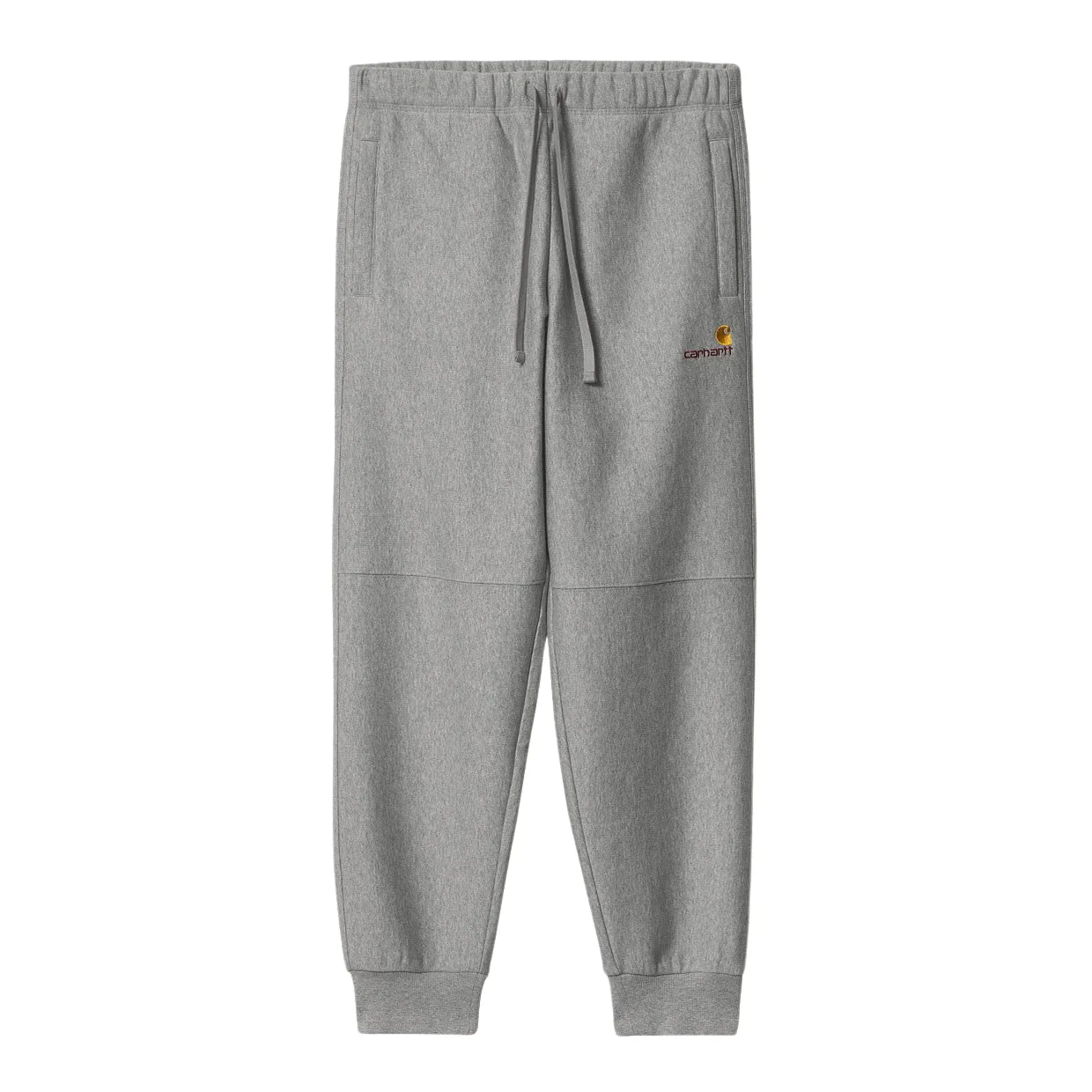 Pantaloni Uomo Carhartt WIP American Script Jogging Grigio