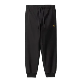 Pantaloni Uomo Carhartt WIP American Script Jogging Nero