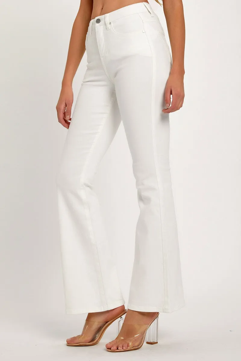 Peyton Mid Rise Flare Jeans