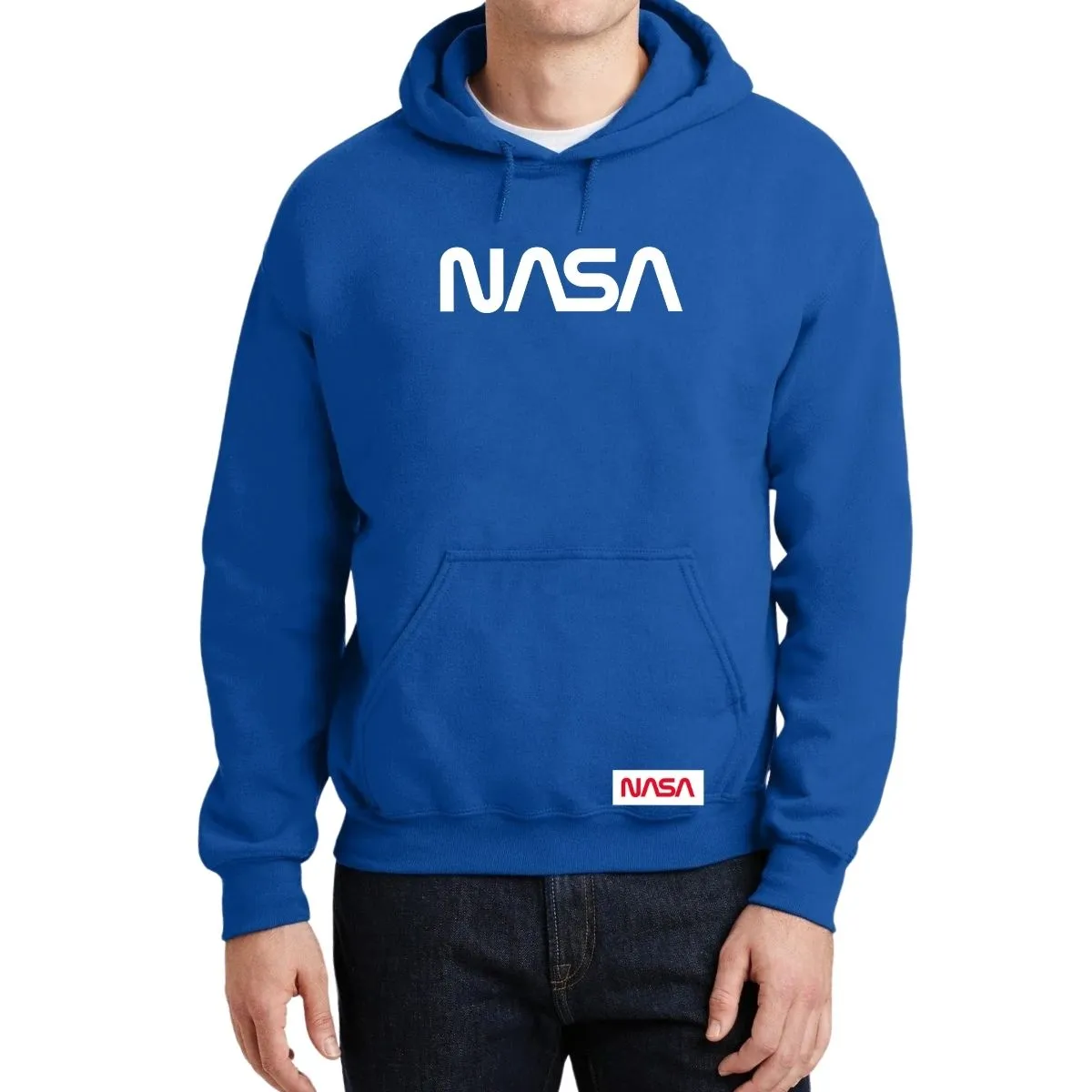 Sudadera para Hombre Hoodie Nasa Worm Red