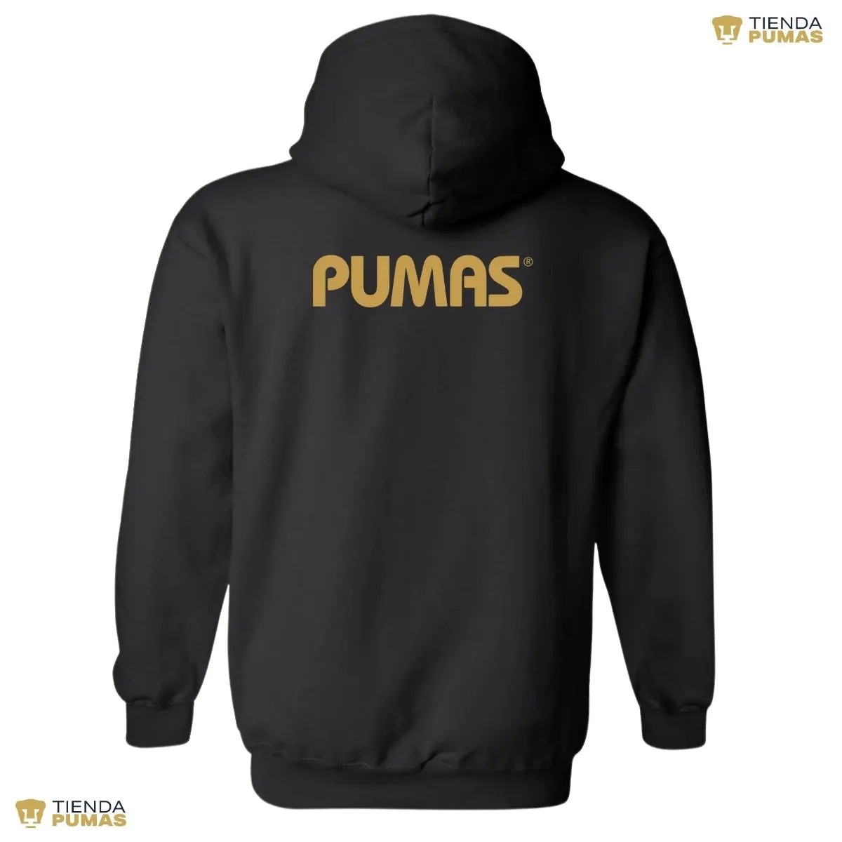 Sudadera para Mujer Hoodie Pumas UNAM Logo Dorado