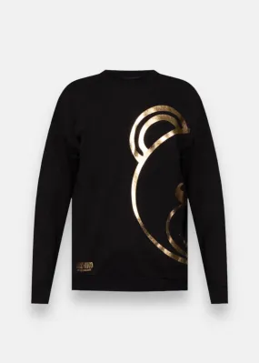 Sweat-shirt Moschino teddy gold noir