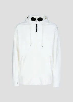 Sweat-shirt zippé C.P. Company goggle blanc