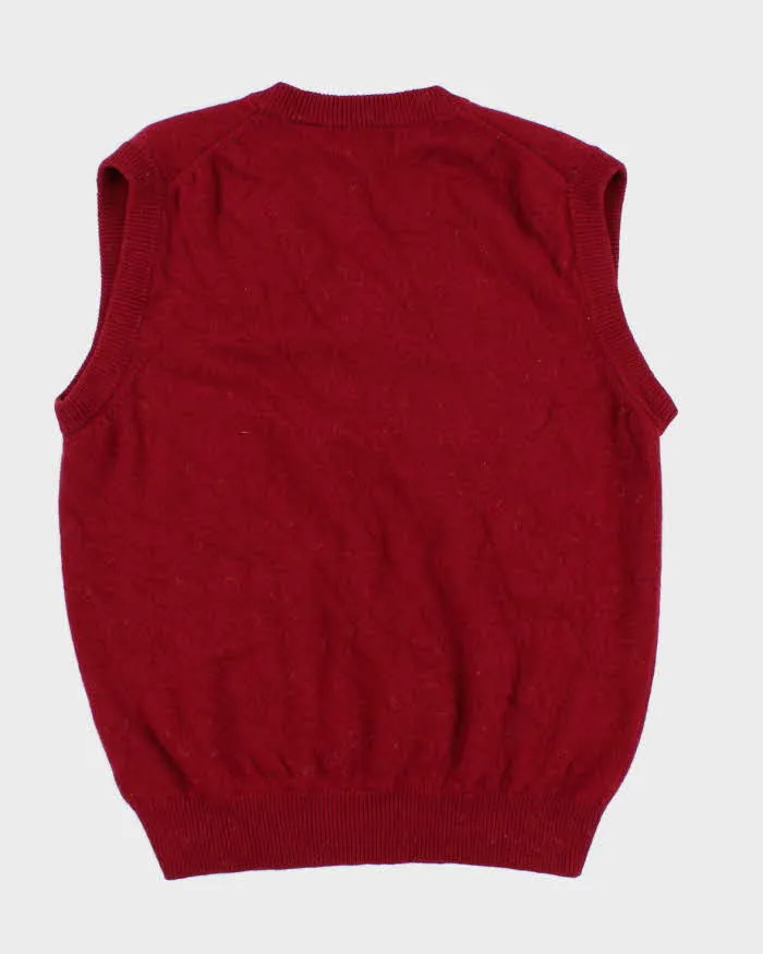 Vintage 90s Christopher Rand Lambswool Vest - XL