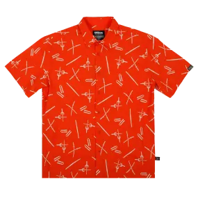 Weapons Orange Button-Down Shirt