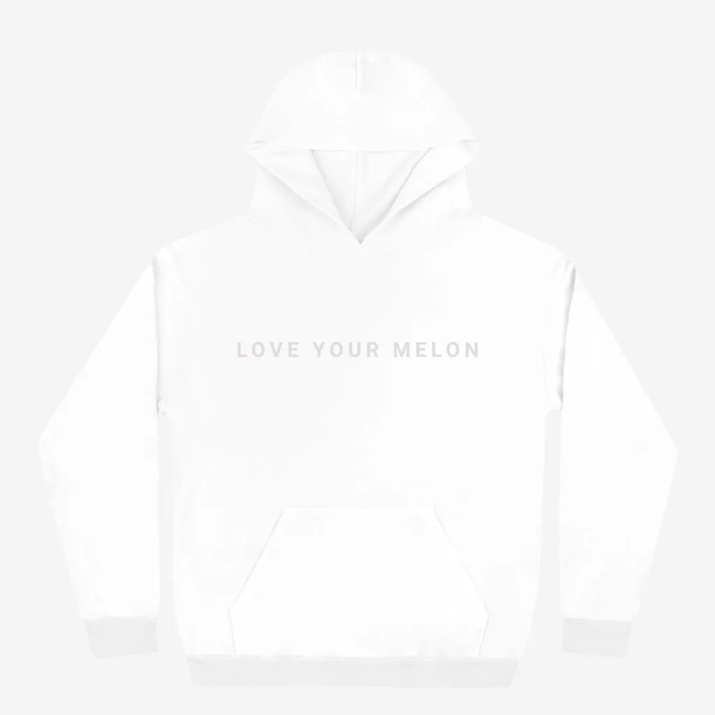 White Monochrome Hoodie