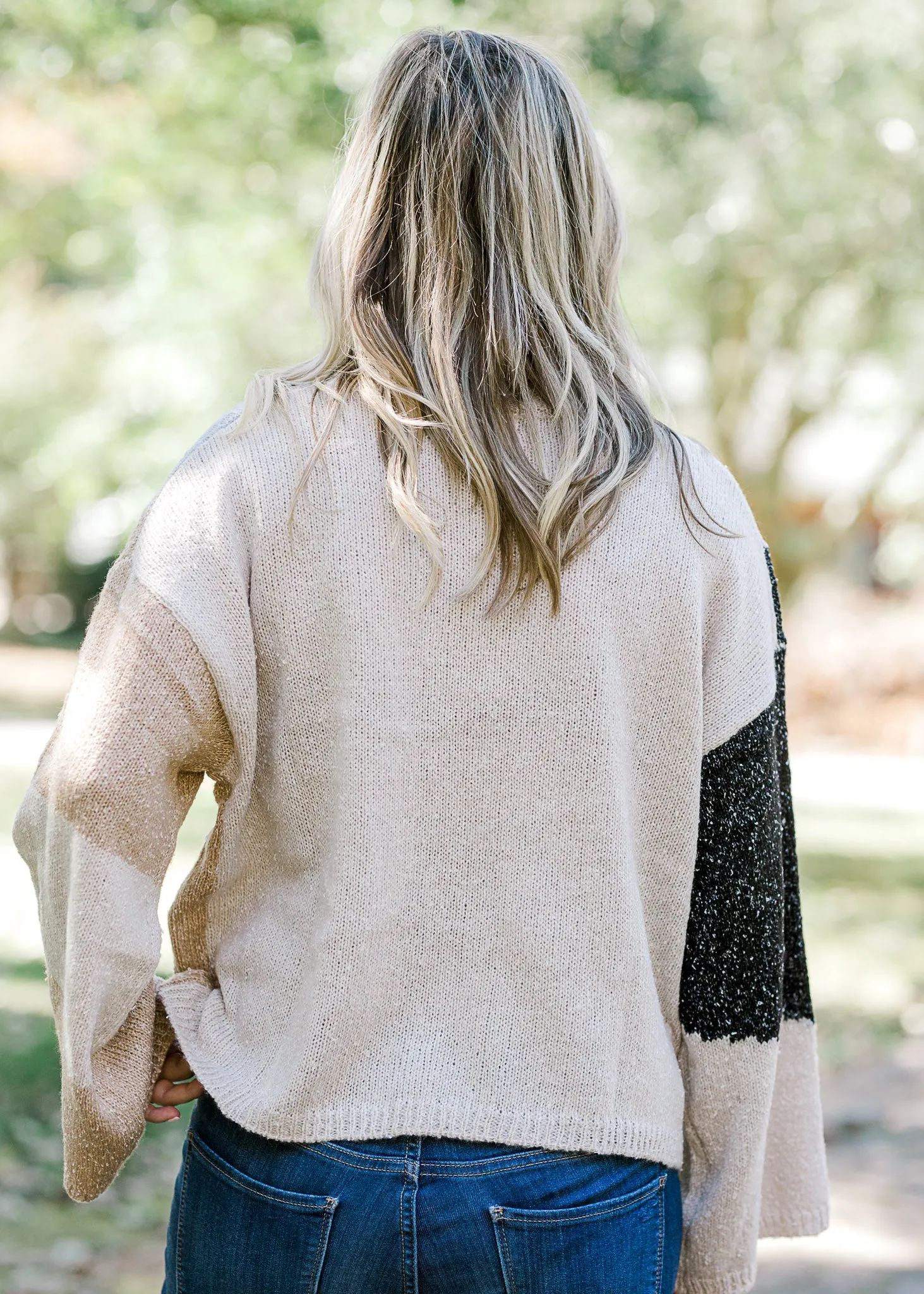 X Feeling Fall Sweater in Taupe