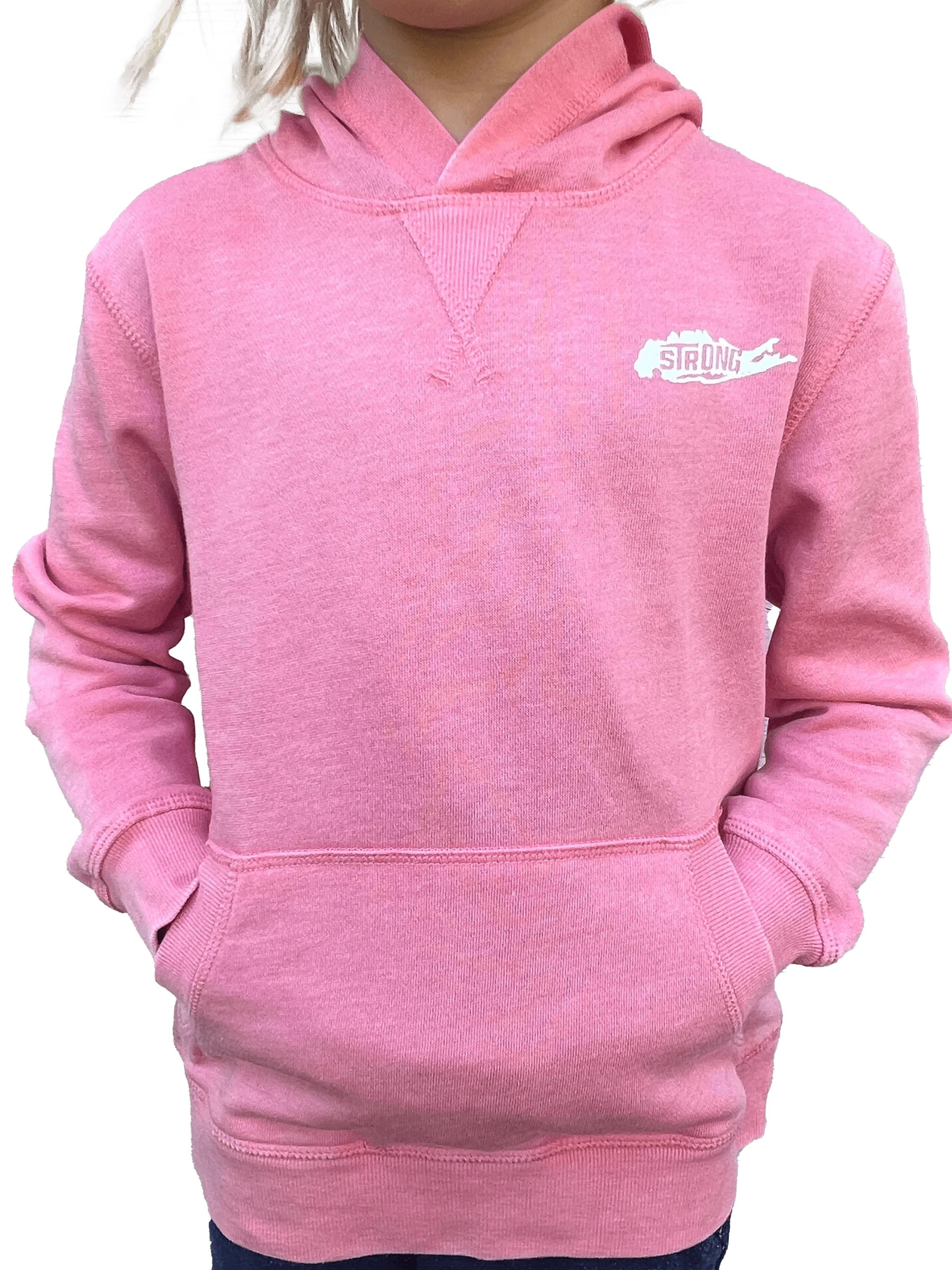 Youth Long Island Beach Wave Hoodie (Grapefruit)